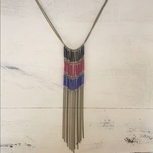 Beaded chain necklace